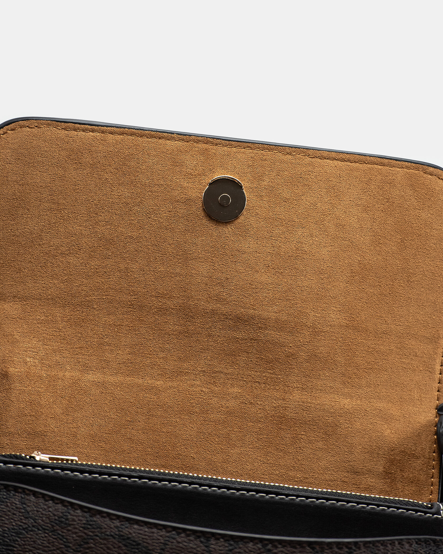 Coach Klare Small Crossbody Bag in Signature Canvas Light Khaki/Black - 13