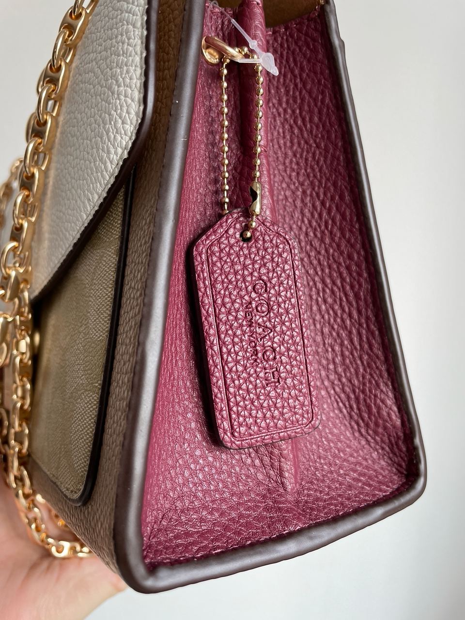 Coach Lane Shoulder Bag In Colorblock Signature Canvas - 19