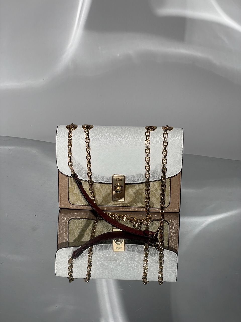 Coach Lane Shoulder Bag In Colorblock Signature Canvas - 9