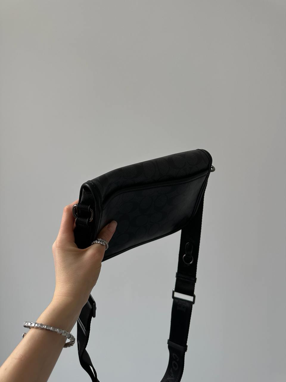 Coach League Hybrid Crossbody In Signature Jacquard Black - 10