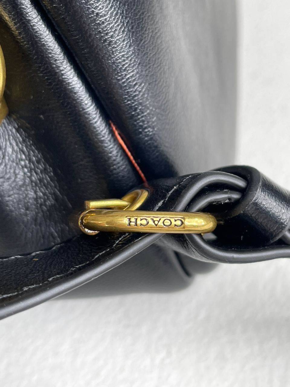 Coach Leather Covered C Closure Puffy Tabby Shoulder Bag Black - 29