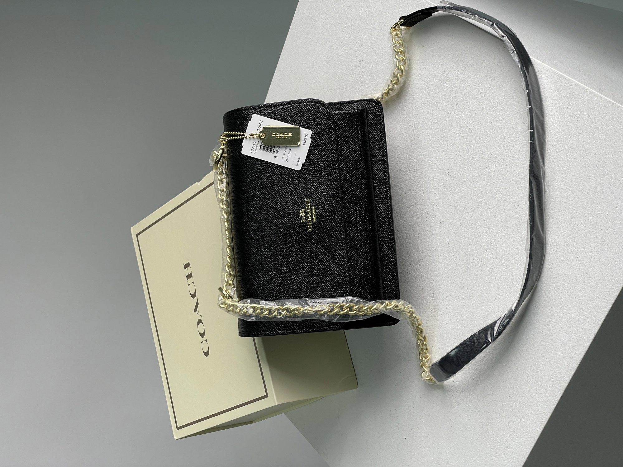 Coach Mini Klare Crossbody Black/Gold - 3