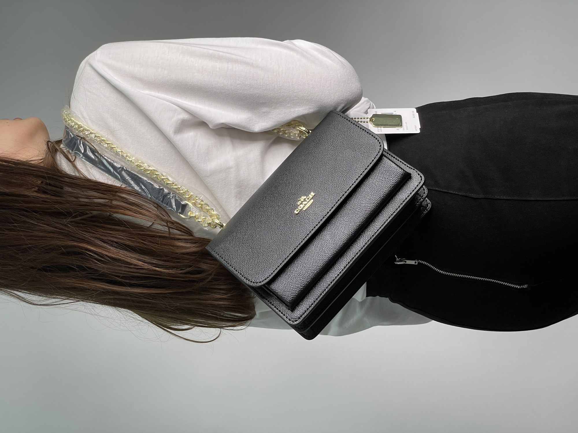 Coach Mini Klare Crossbody Black/Gold - 11
