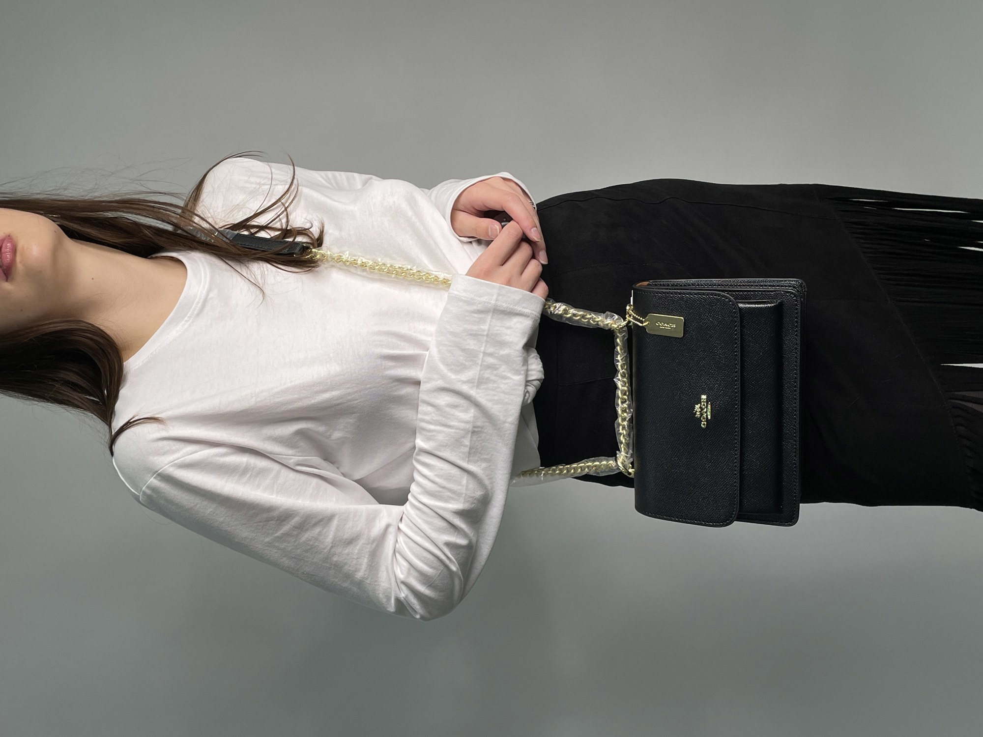 Coach Mini Klare Crossbody Black/Gold - 12