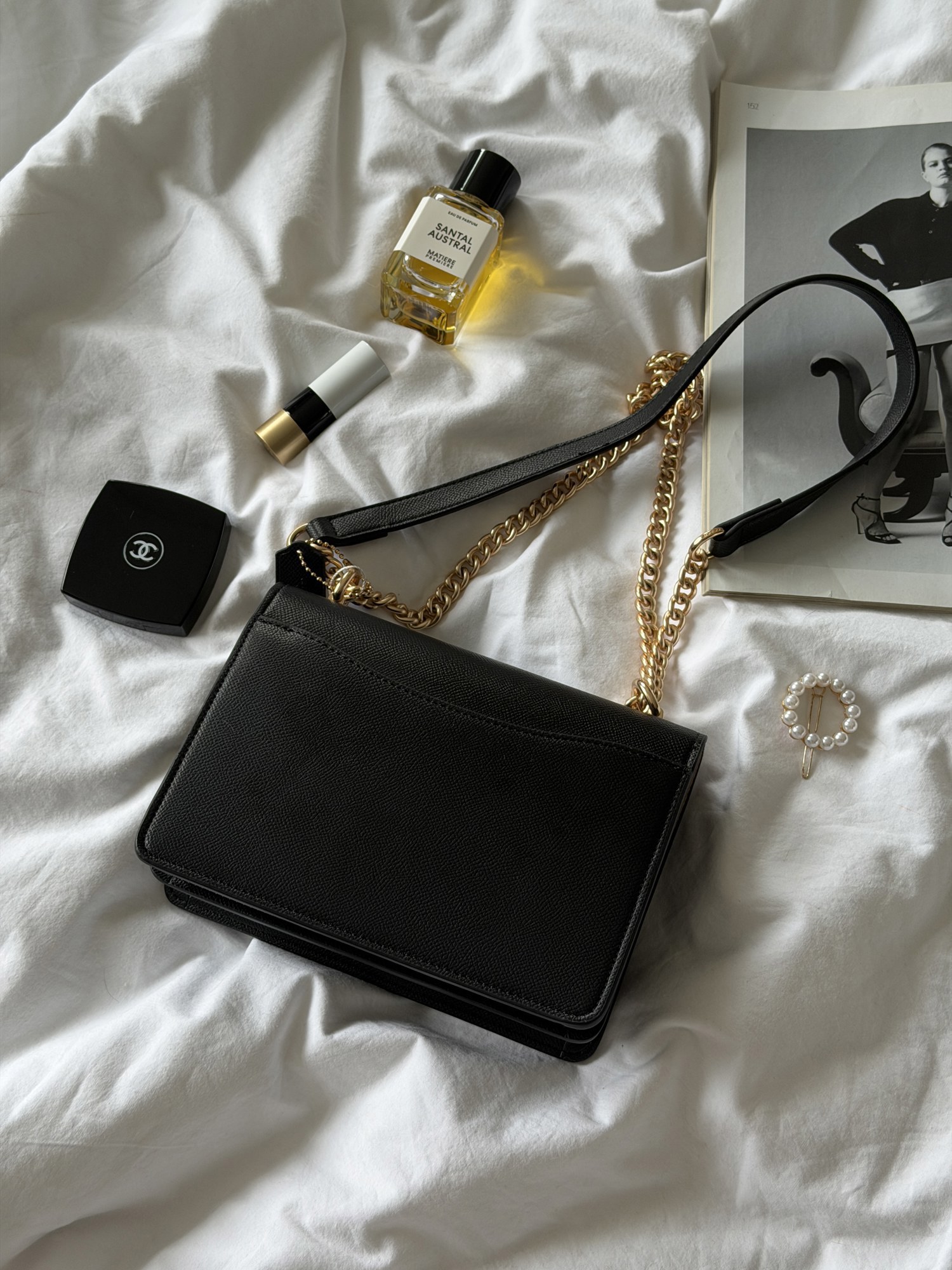 Coach Mini Klare Crossbody Black/Gold (магнітна коробка) - 7