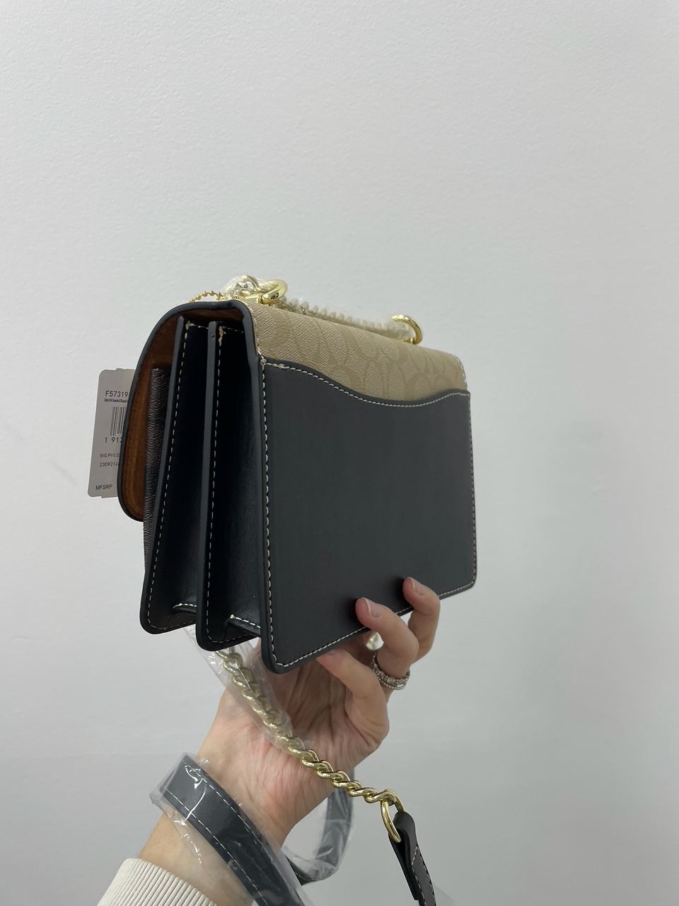 Coach Mini Klare Crossbody in Signature Canvas Beige/Brown - 9