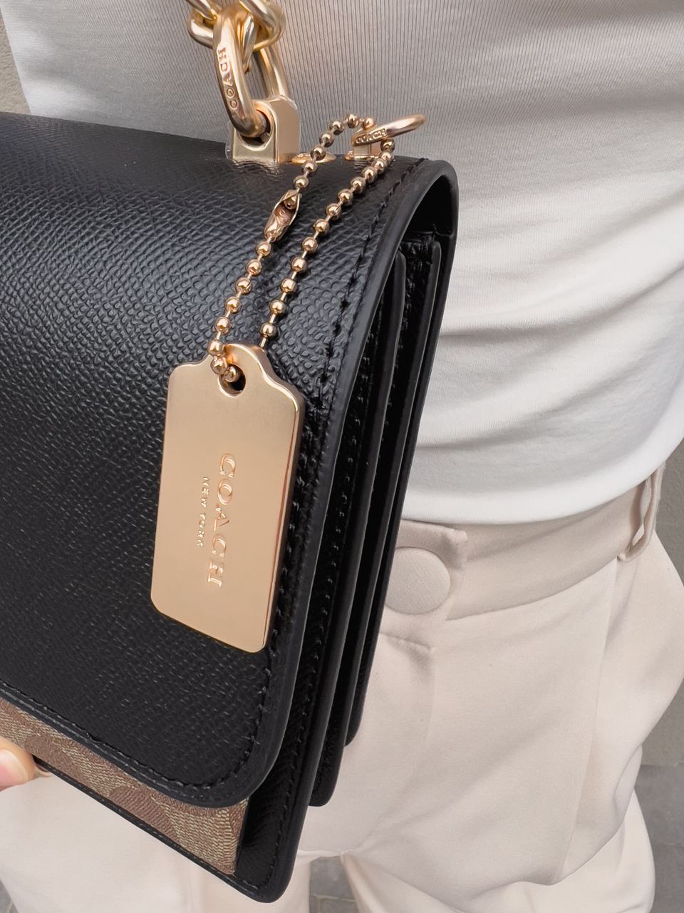 Coach Mini Klare Crossbody In Signature Canvas Brown - 12