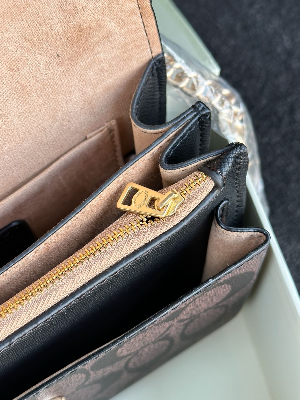 Coach Mini Klare Crossbody in Signature Canvas Brown - 20