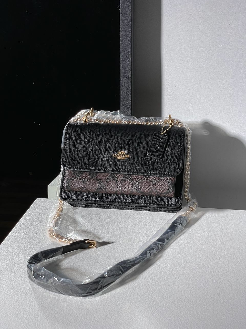 Coach Mini Klare Crossbody in Signature Canvas Brown - 4