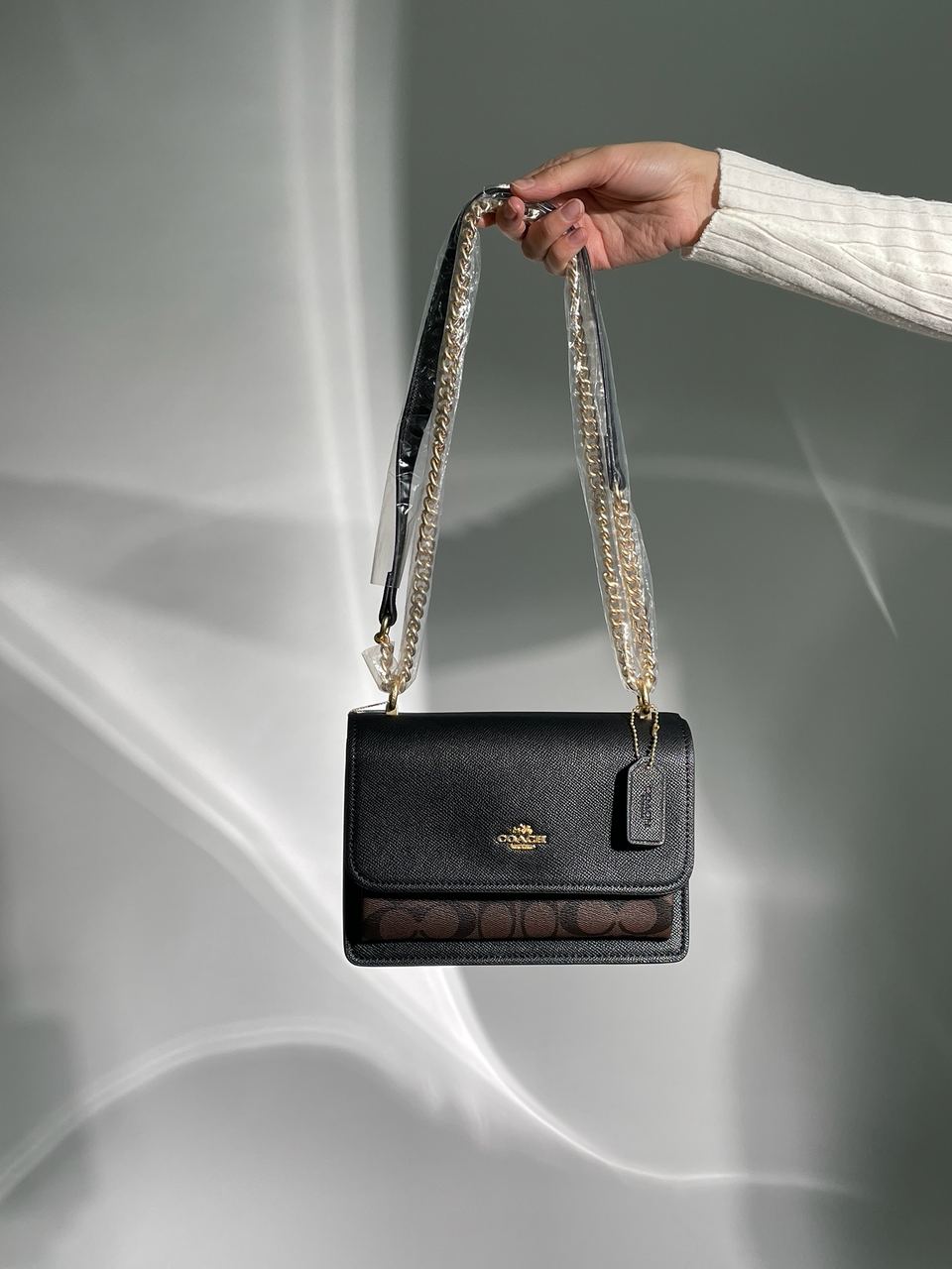 Coach Mini Klare Crossbody in Signature Canvas Brown - 6