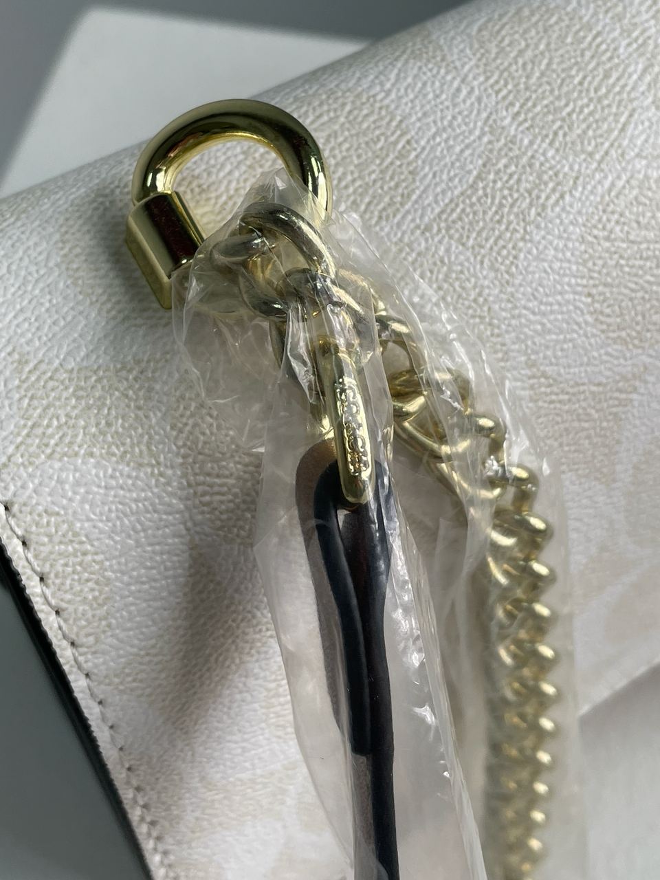 Coach Mini Klare Crossbody in Signature Canvas White Cream - 13