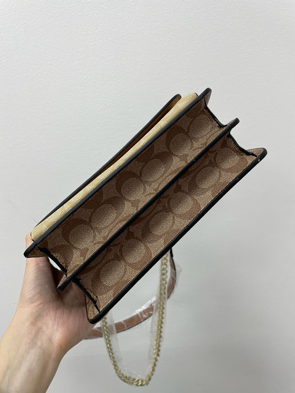 Coach Mini Klare Crossbody in Signature Canvas White Cream - 18