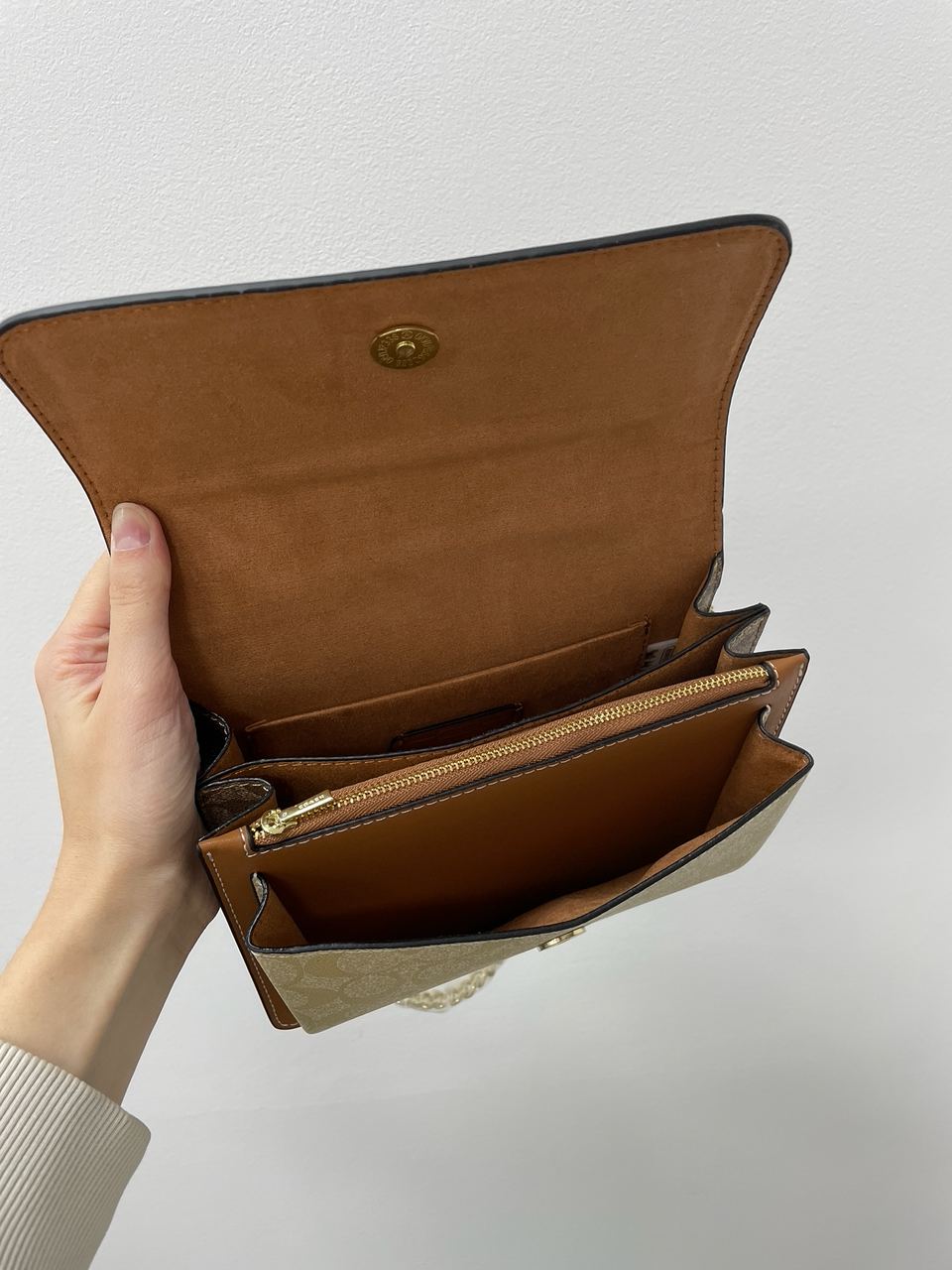 Coach Mini Klare Crossbody in Signature Canvas White Cream - 21