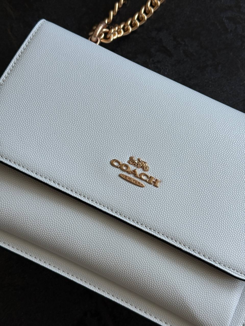 Coach Mini Klare Crossbody in Signature Canvas White/Gold - 6