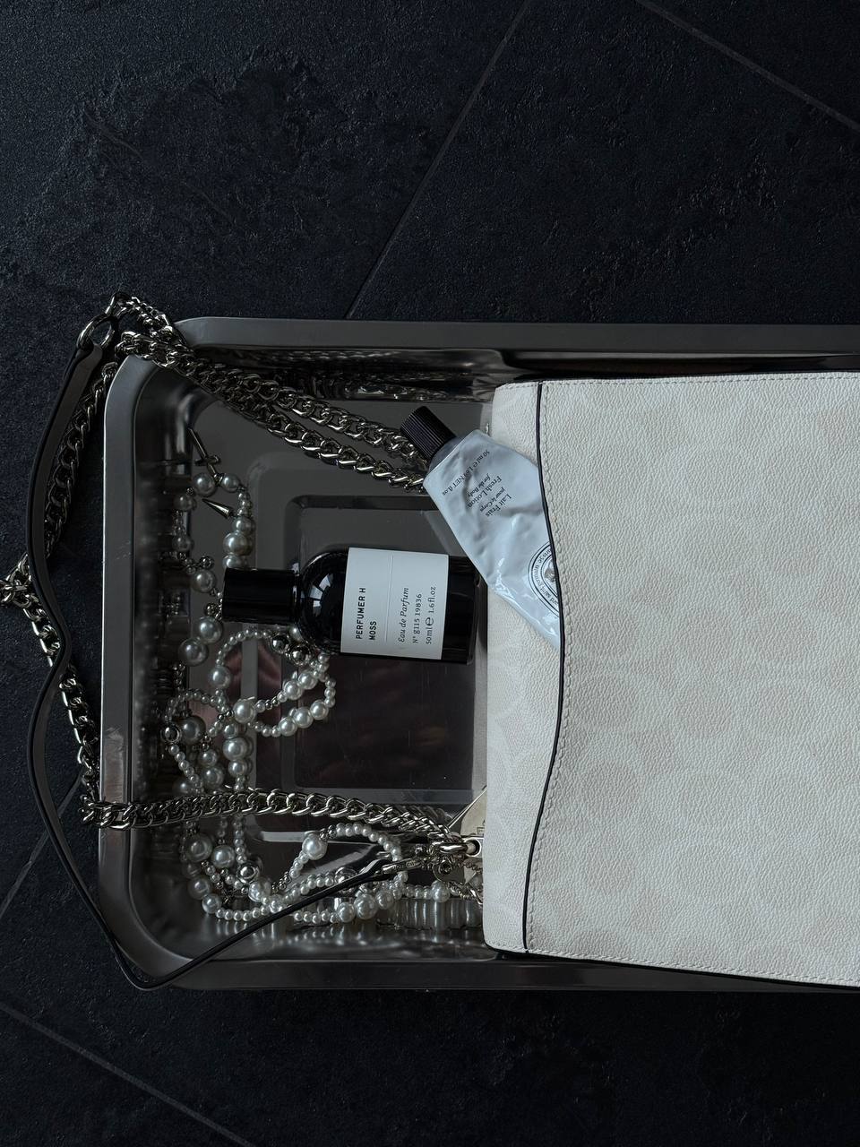 Coach Mini Klare Crossbody in Signature Canvas White/Silver - 8