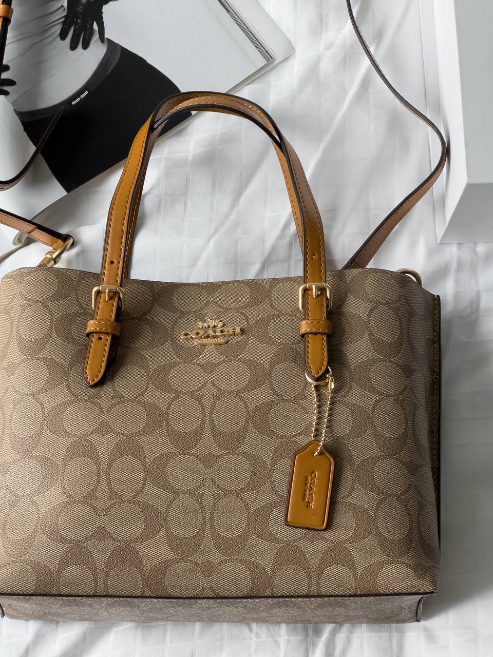 Coach Mini Lily Carryall in Signature Canvas - 11