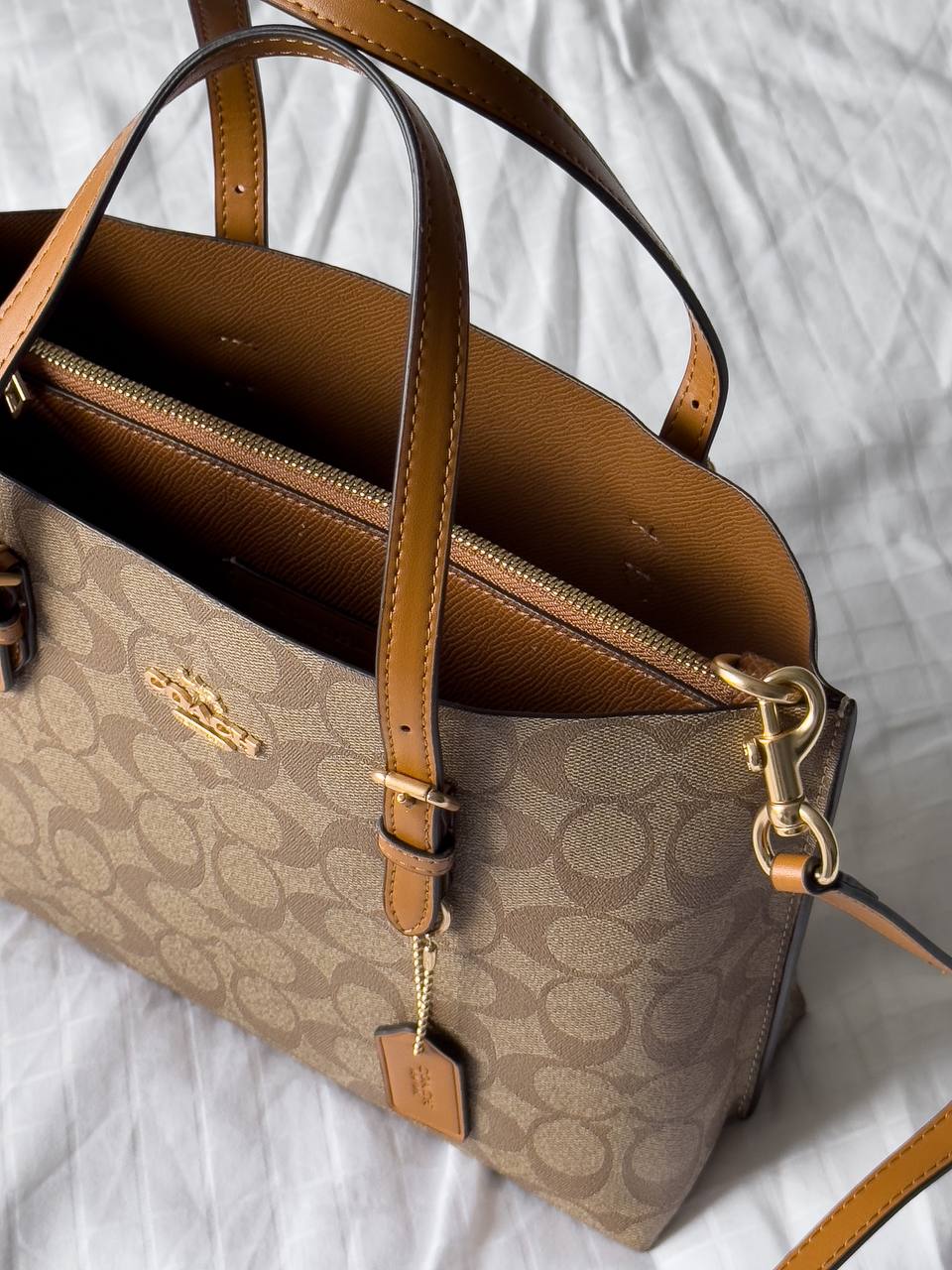 Coach Mini Lily Carryall in Signature Canvas - 9