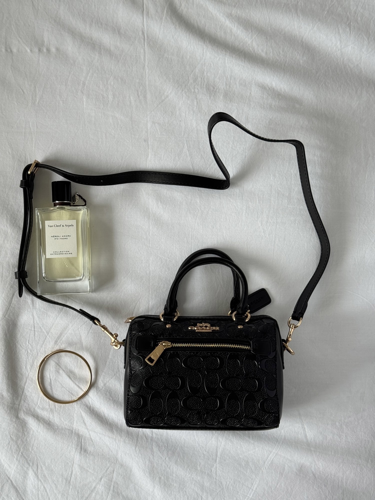 Coach Mini Rowan Crossbody in Signature Black Leather - 4