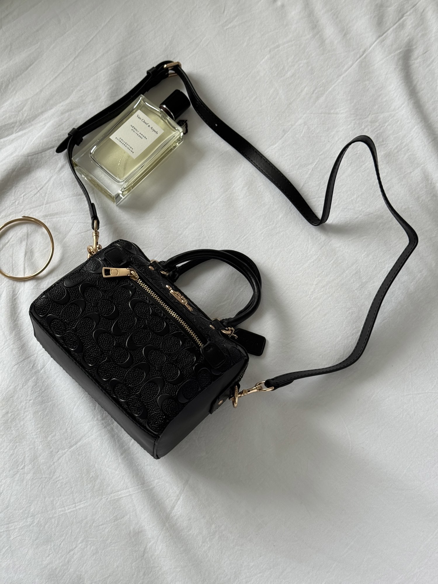 Coach Mini Rowan Crossbody in Signature Black Leather - 3
