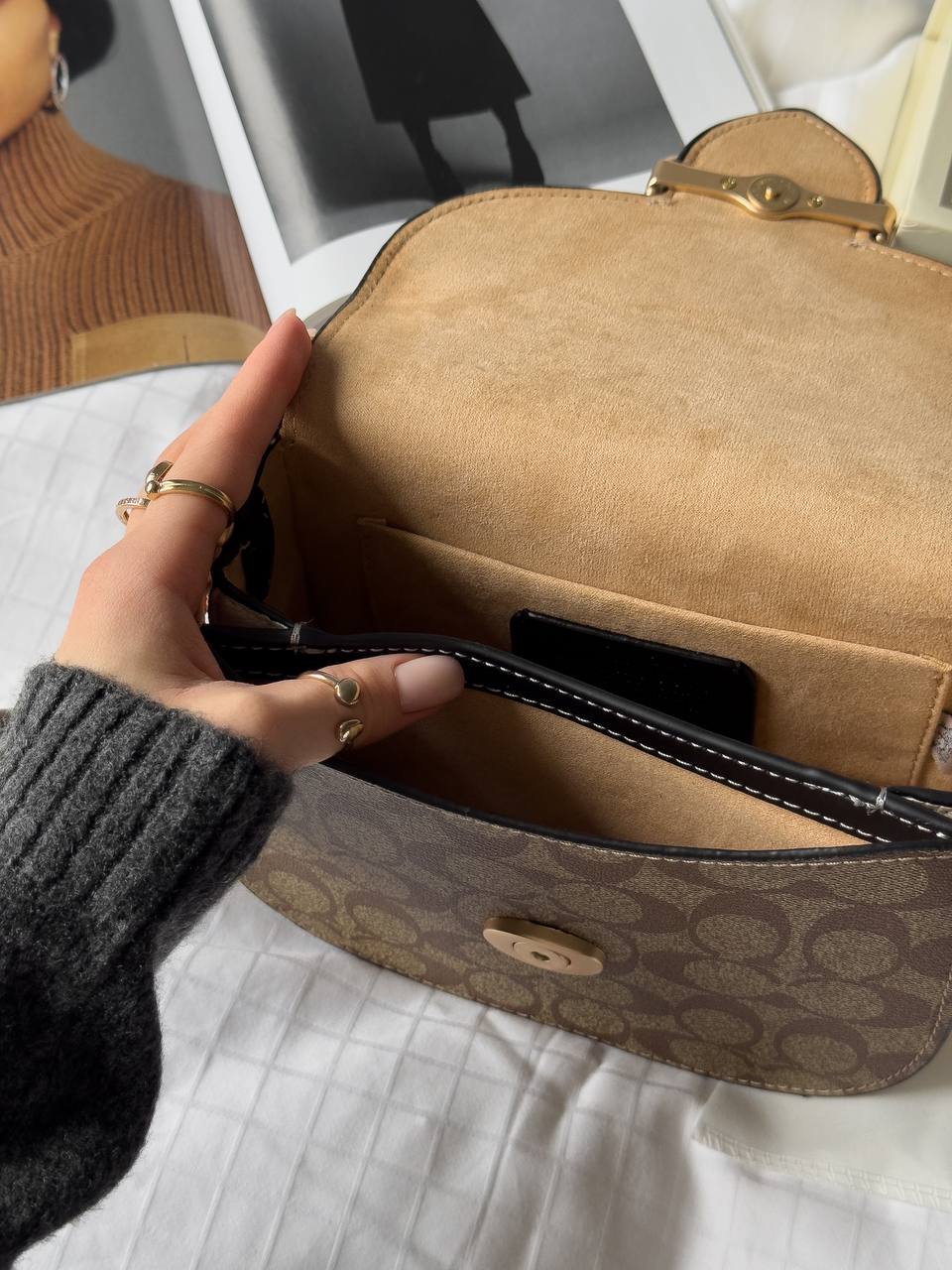 Coach Morgan Saddle Bag In Colorblock Signature Canvas - 20