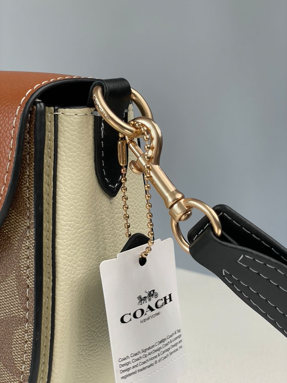 Coach Morgan Saddle Bag In Colorblock Signature Canvas - 14