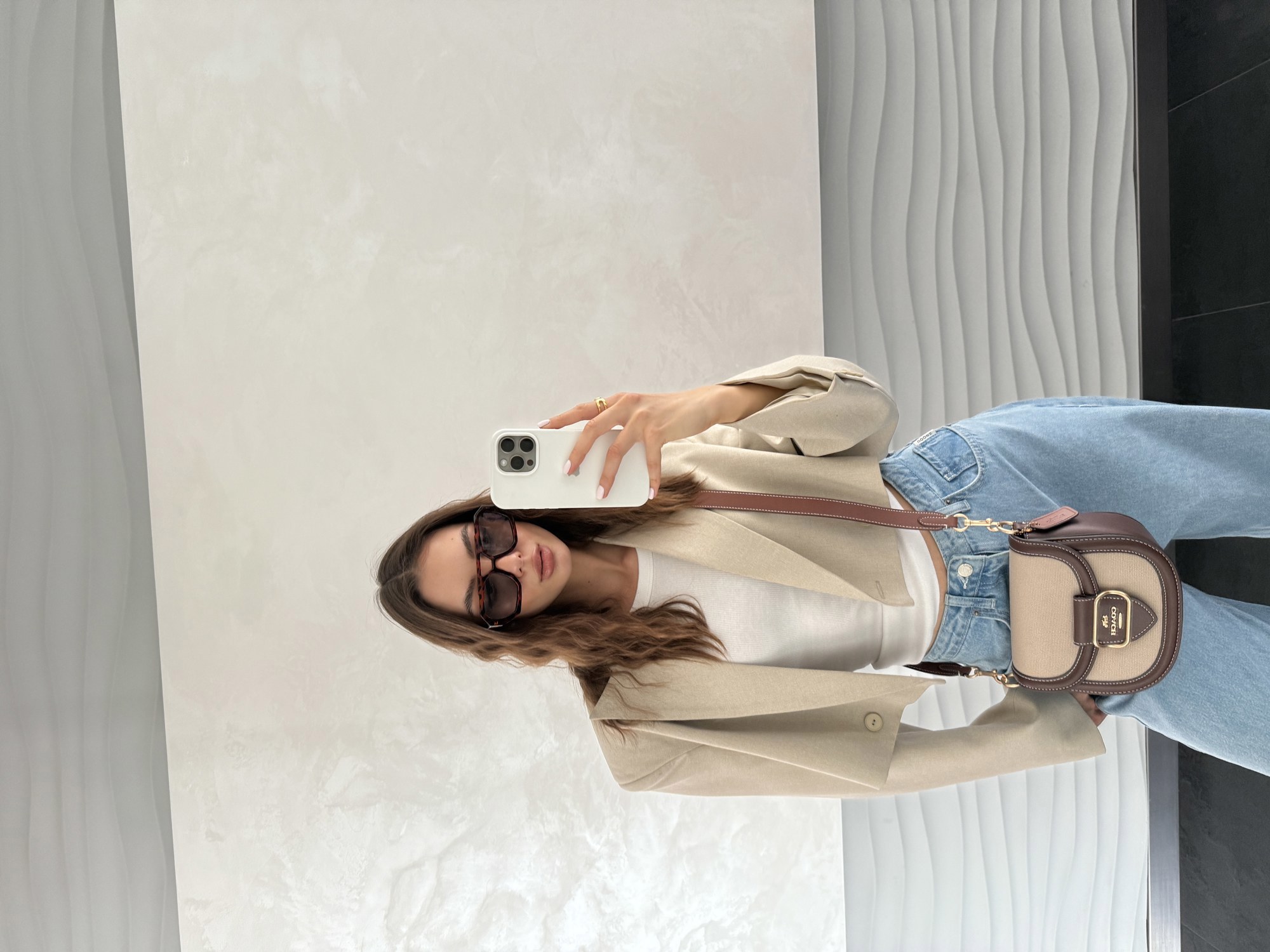 Coach Morgan Saddle Bag In Textile/Leather [крафтова коробка](інш - 8