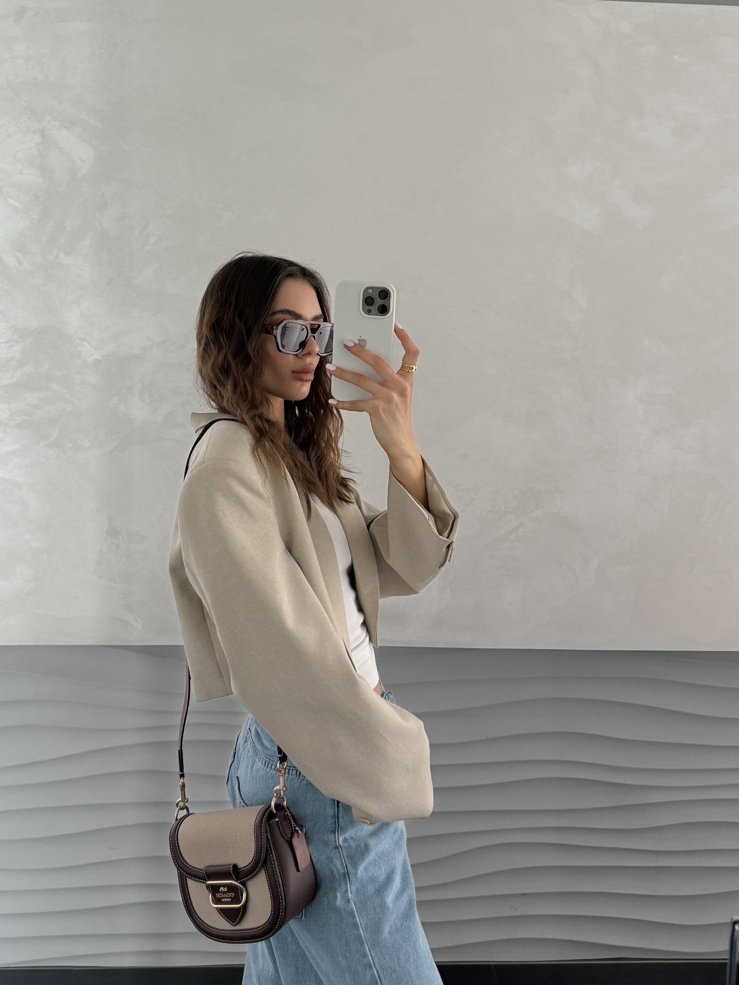 Coach Morgan Saddle Bag In Textile/Leather [крафтова коробка](інш - 4