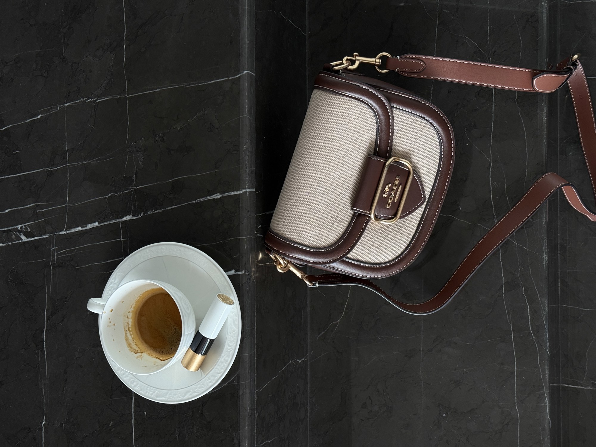 Coach Morgan Saddle Bag In Textile/Leather [крафтова коробка](інш - 15
