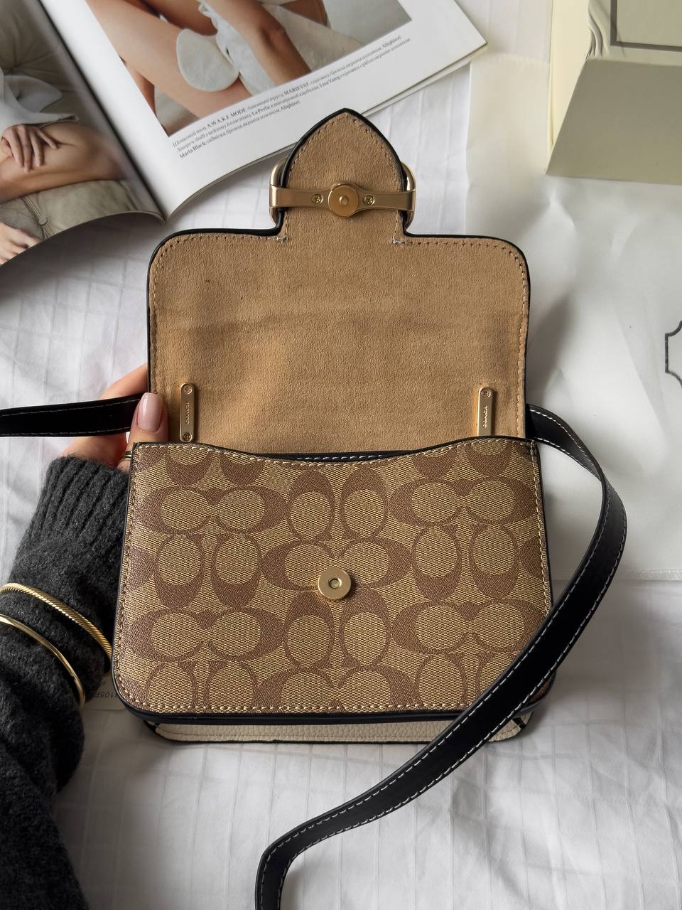 Coach Morgan Shoulder Bag In Colorblock Signature Canvas - 14