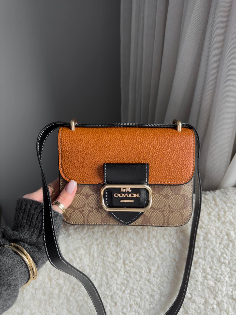 Coach Morgan Shoulder Bag In Colorblock Signature Canvas - 4