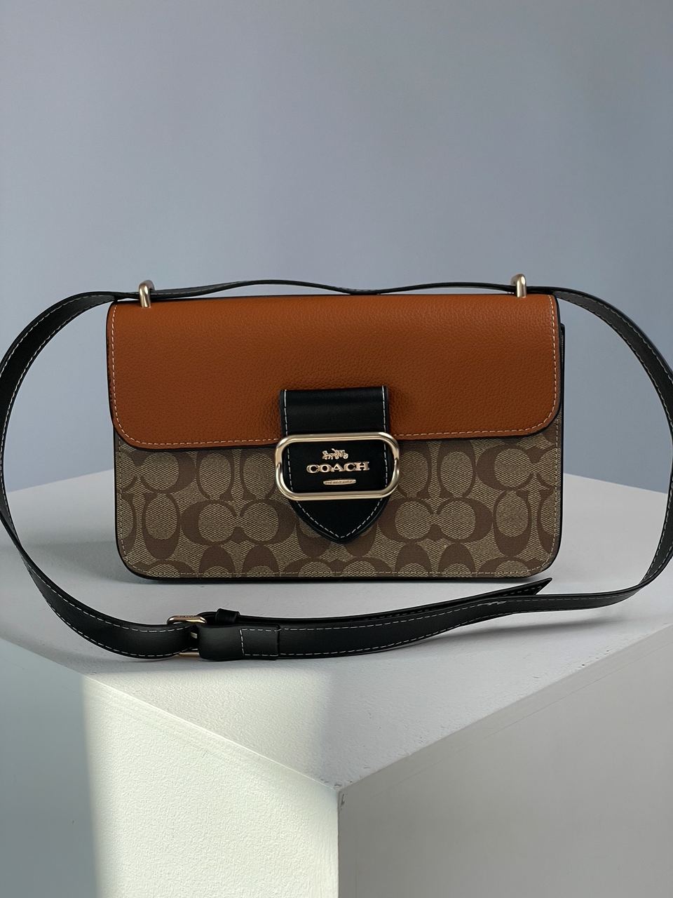 Coach Morgan Shoulder Bag In Colorblock Signature Canvas - 8