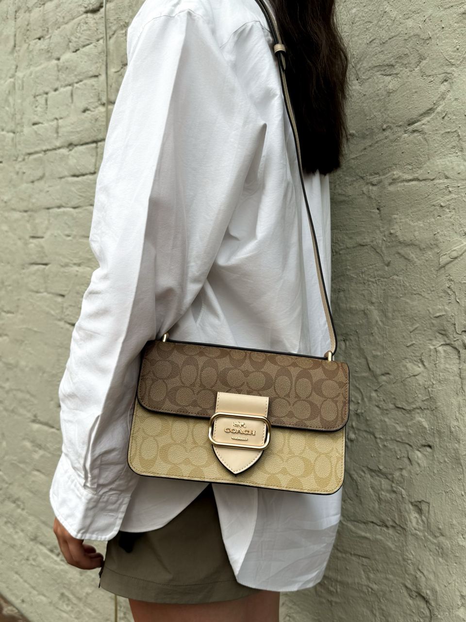 Coach Morgan Square Crossbody In Blocked Signature Canvas - 6