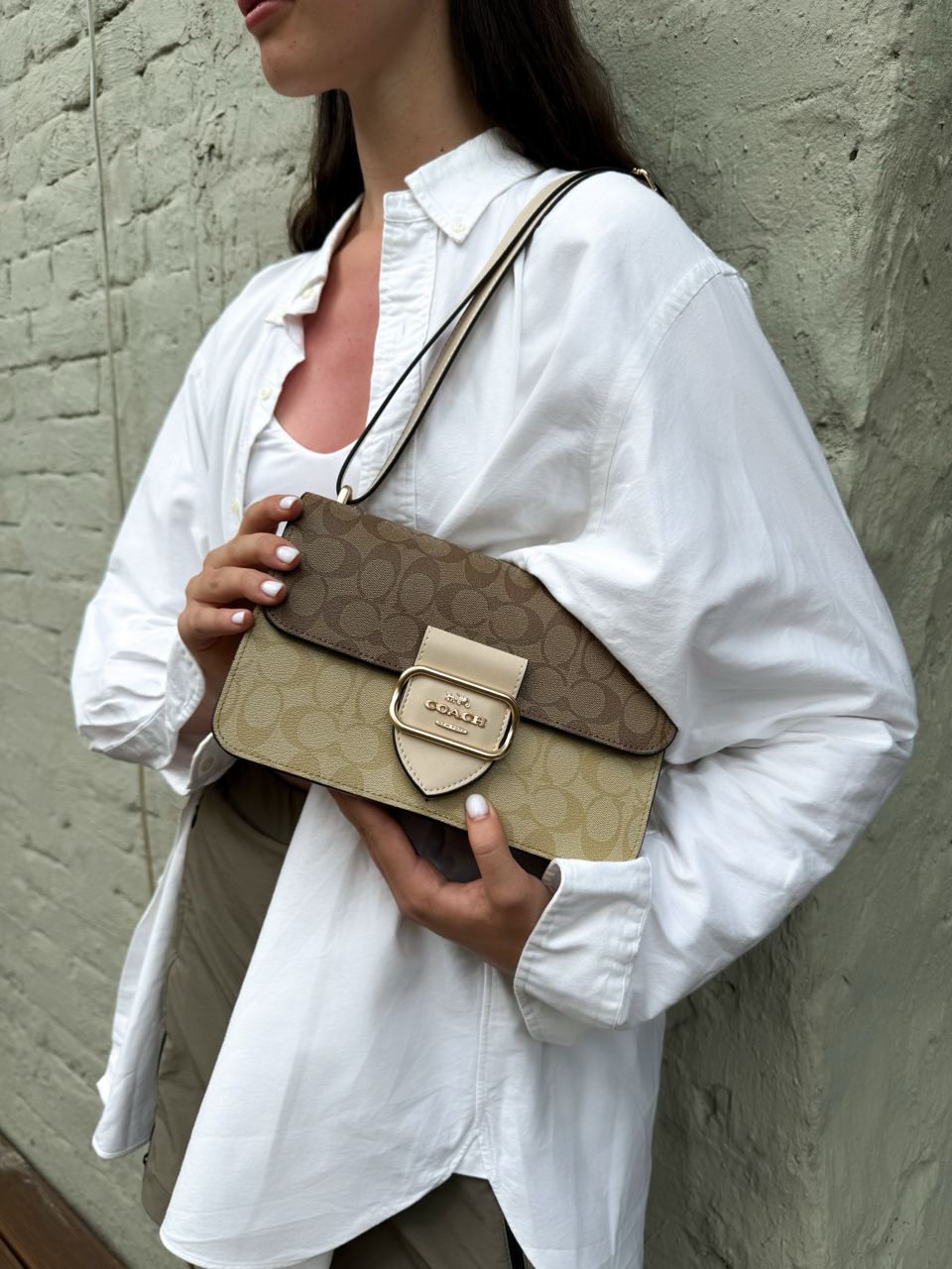 Coach Morgan Square Crossbody In Blocked Signature Canvas - 8