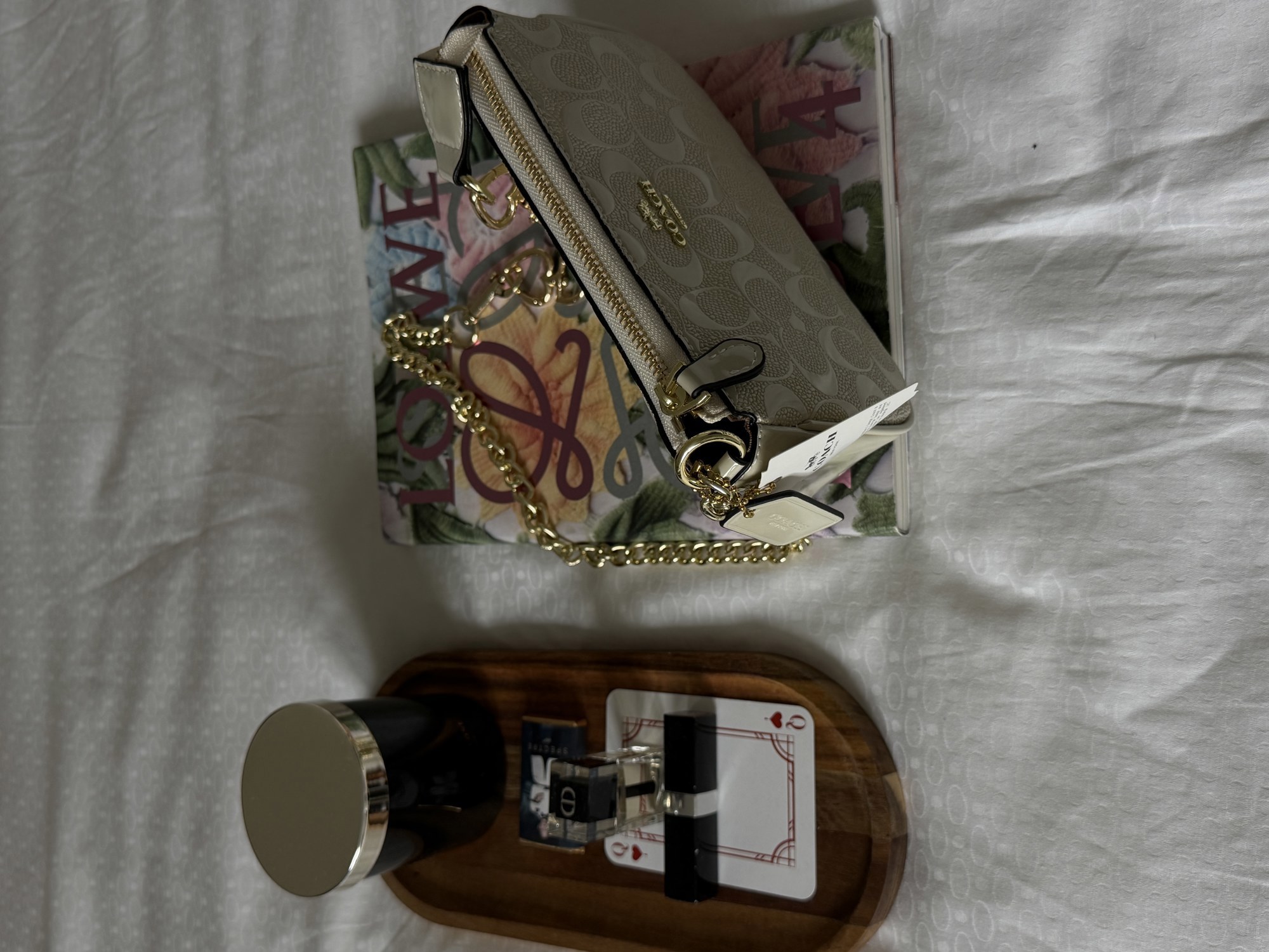 Coach Nolita 19 Signature Patent Cream Leather - 7