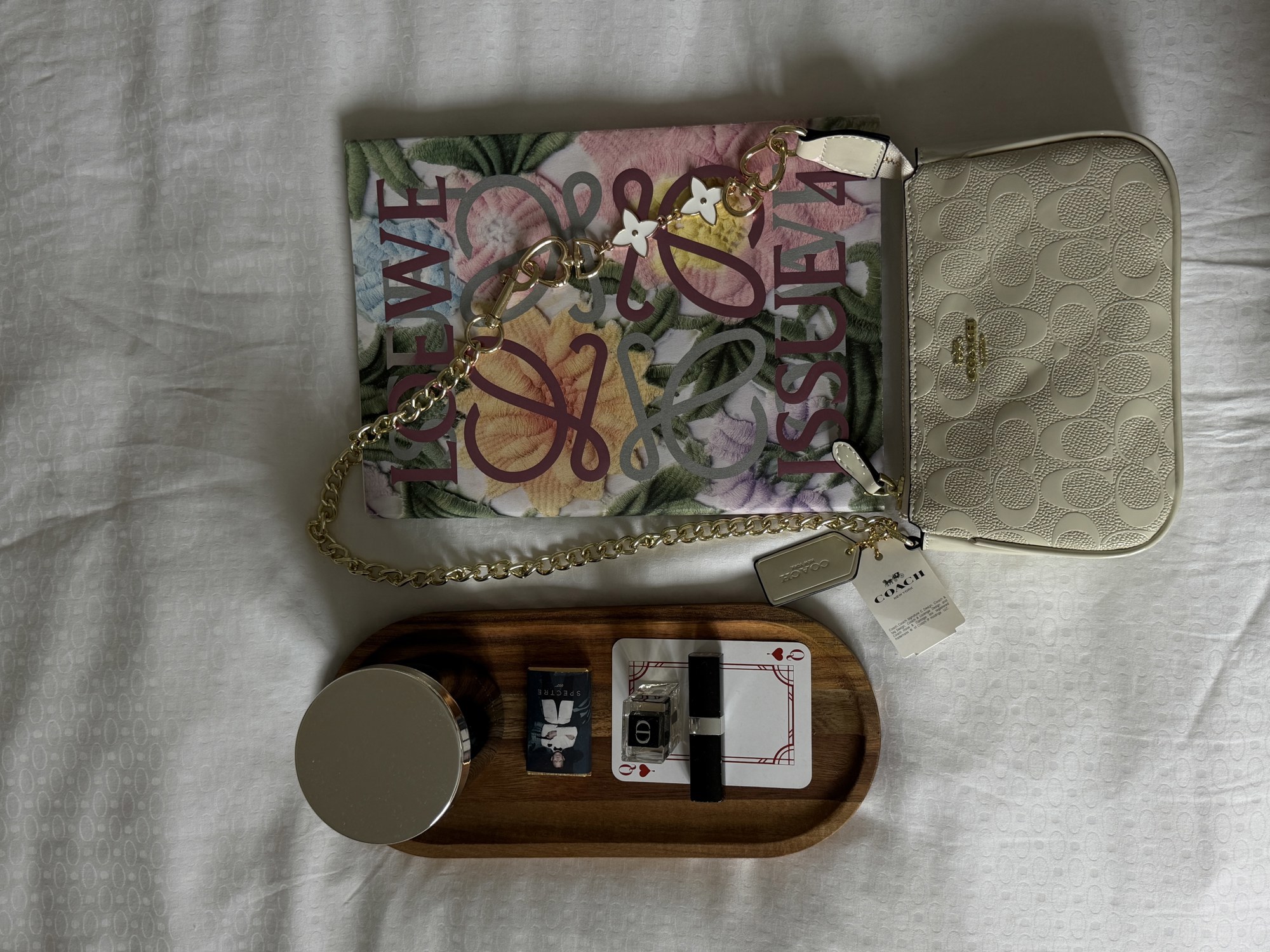 Coach Nolita 19 Signature Patent Cream Leather - 8