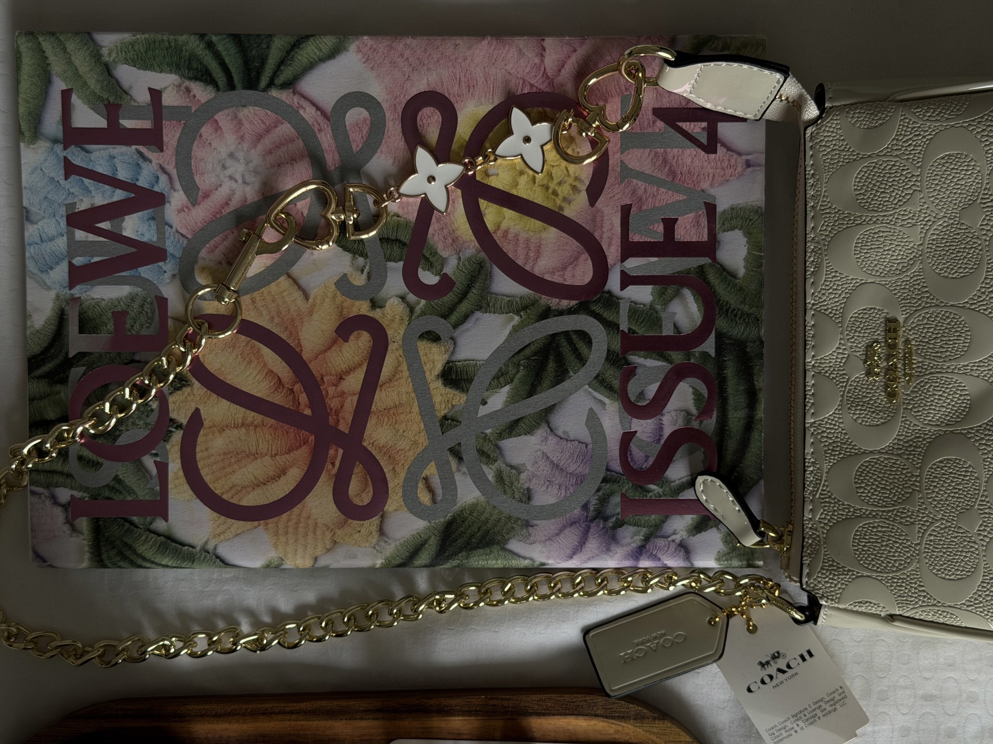 Coach Nolita 19 Signature Patent Cream Leather - 9