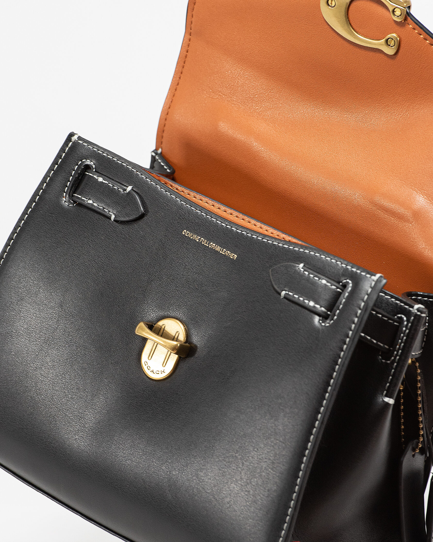 Coach Parker Small Top Handle Bag in Black - 13