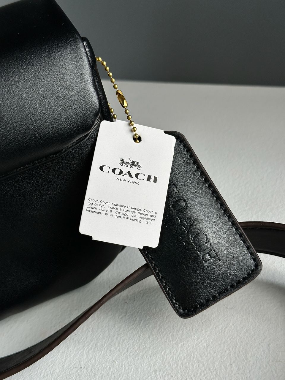 Coach Pillow Tabby 26 Leather Shoulder Bag Black - 12