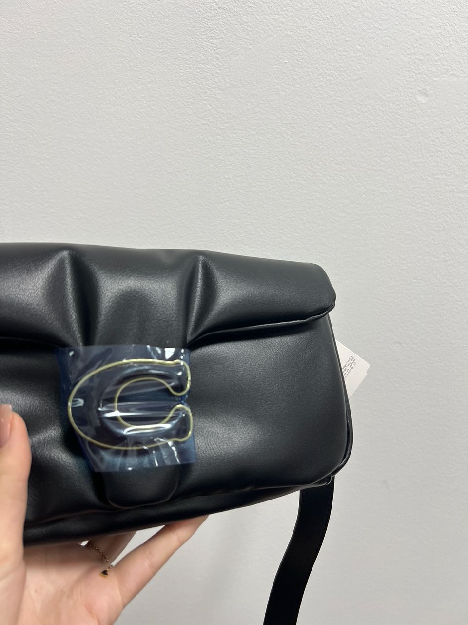 Coach Pillow Tabby 26 Leather Shoulder Bag Black - 8