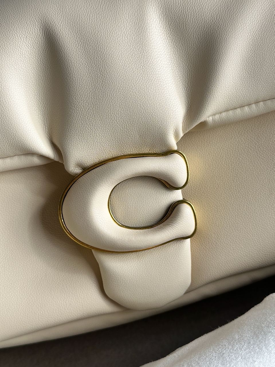 Coach Pillow Tabby 26 Leather Shoulder Bag Cream - 12