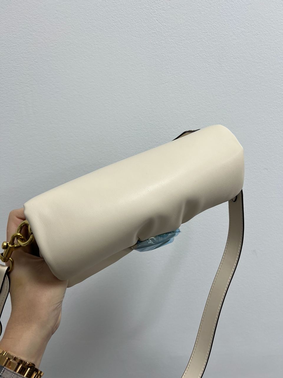 Coach Pillow Tabby 26 Leather Shoulder Bag Cream - 16