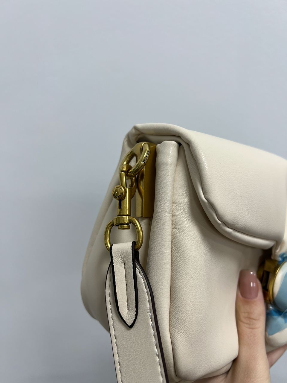 Coach Pillow Tabby 26 Leather Shoulder Bag Cream - 18