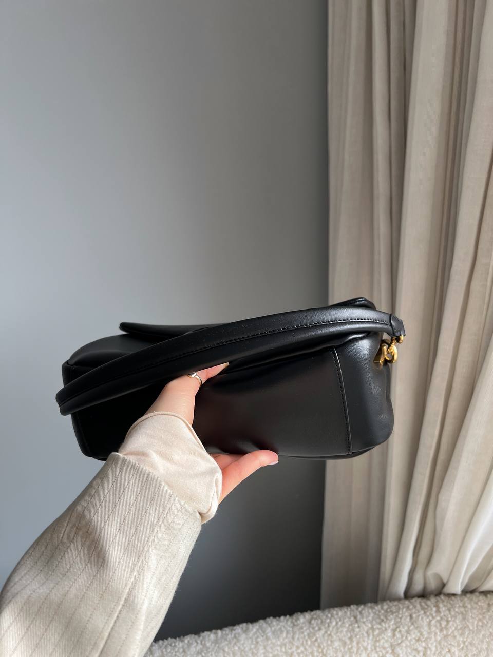 Coach Pillow Tabby Shoulder Bag Black - 13