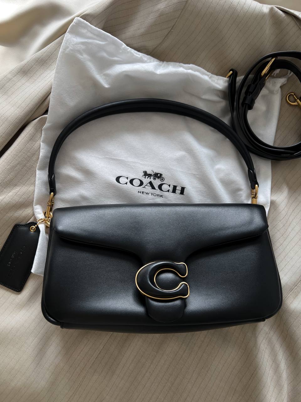 Coach Pillow Tabby Shoulder Bag Black - 4