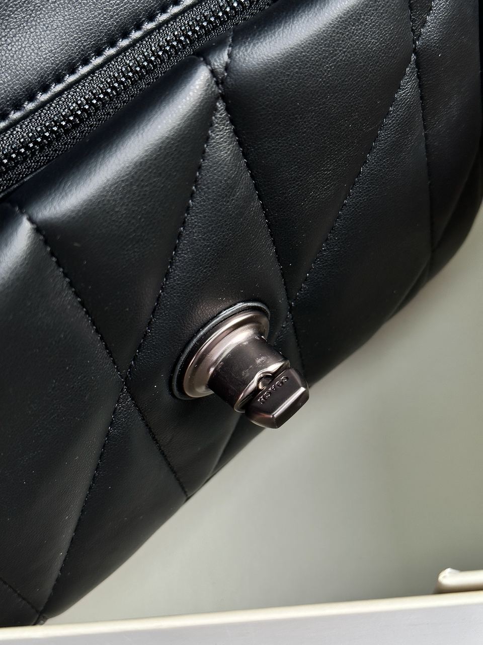 Coach Quilted Pillow Madison Shoulder Bag Black - 24