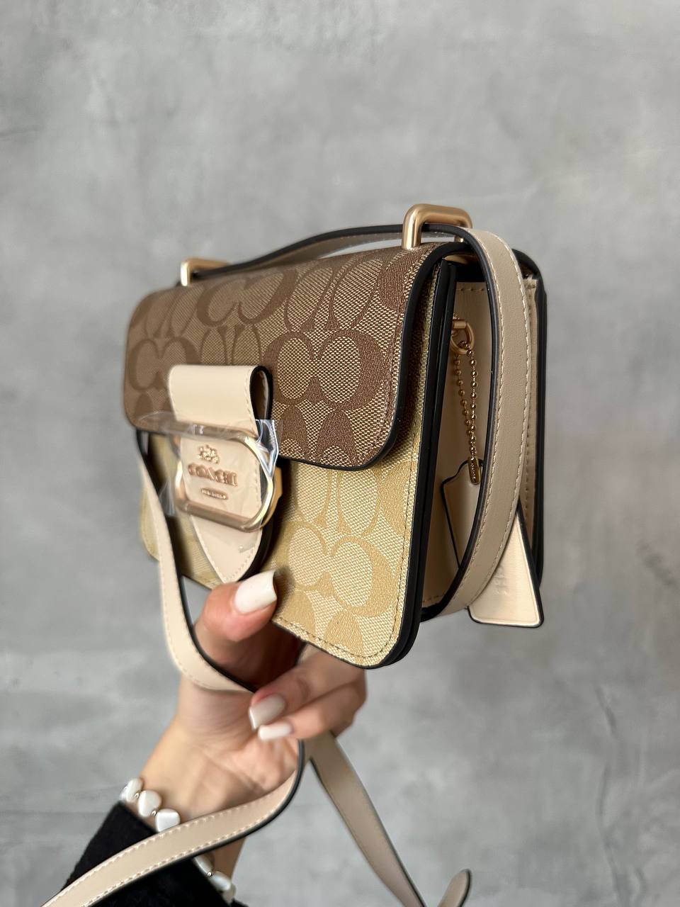 Coach Riley Top Handle 18 In Signature Canvas - 7