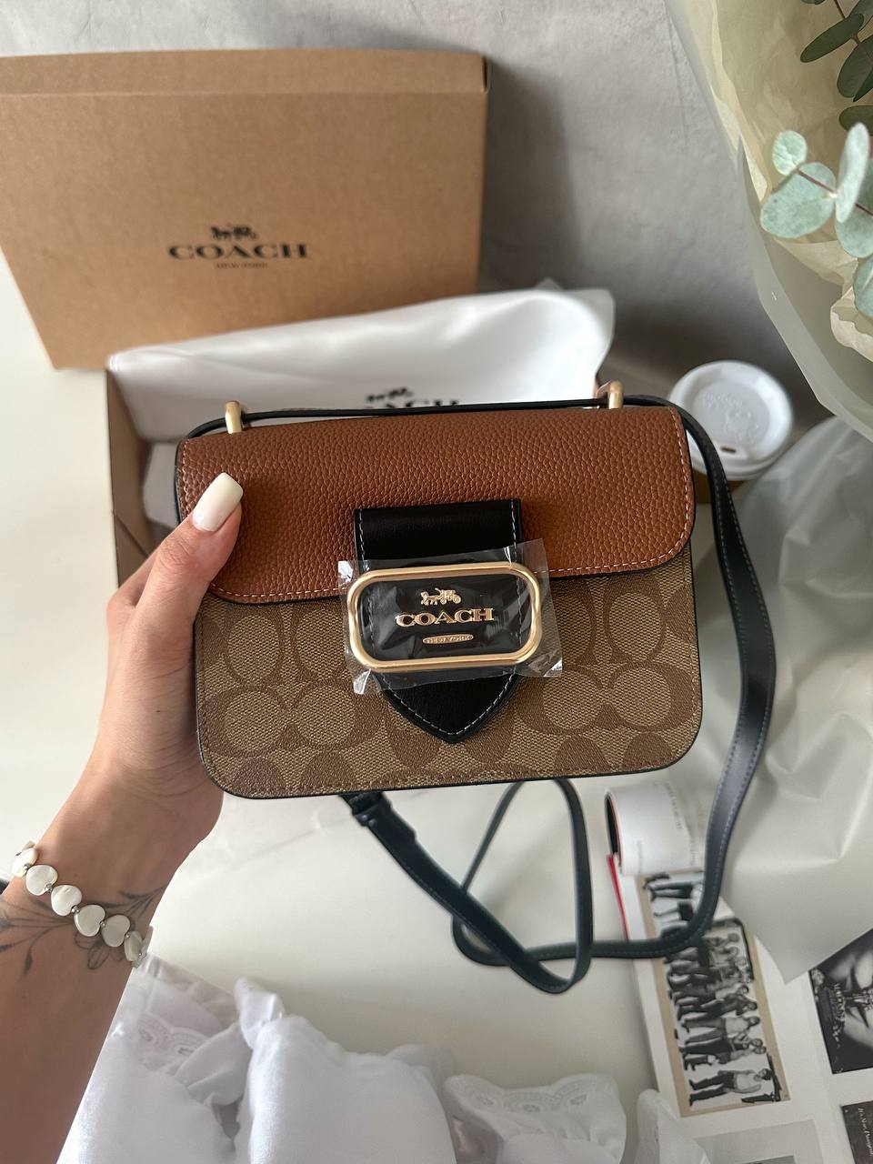 Coach Riley Top Handle 18 In Signature Canvas - 2