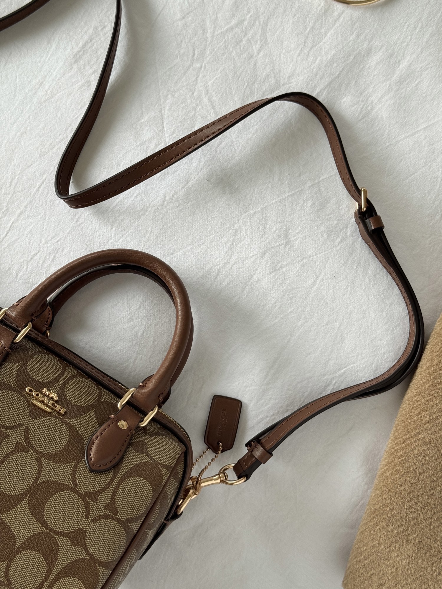 Coach Rowan Ginger Satchel In Signature Canvas(коробка крафт/ориг - 12