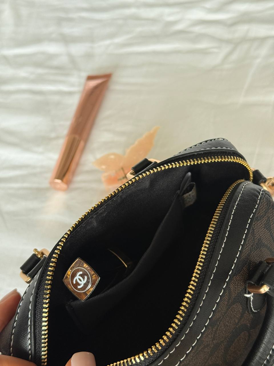 Coach Rowan Satchel Bag In Signature Canvas Brown - 11