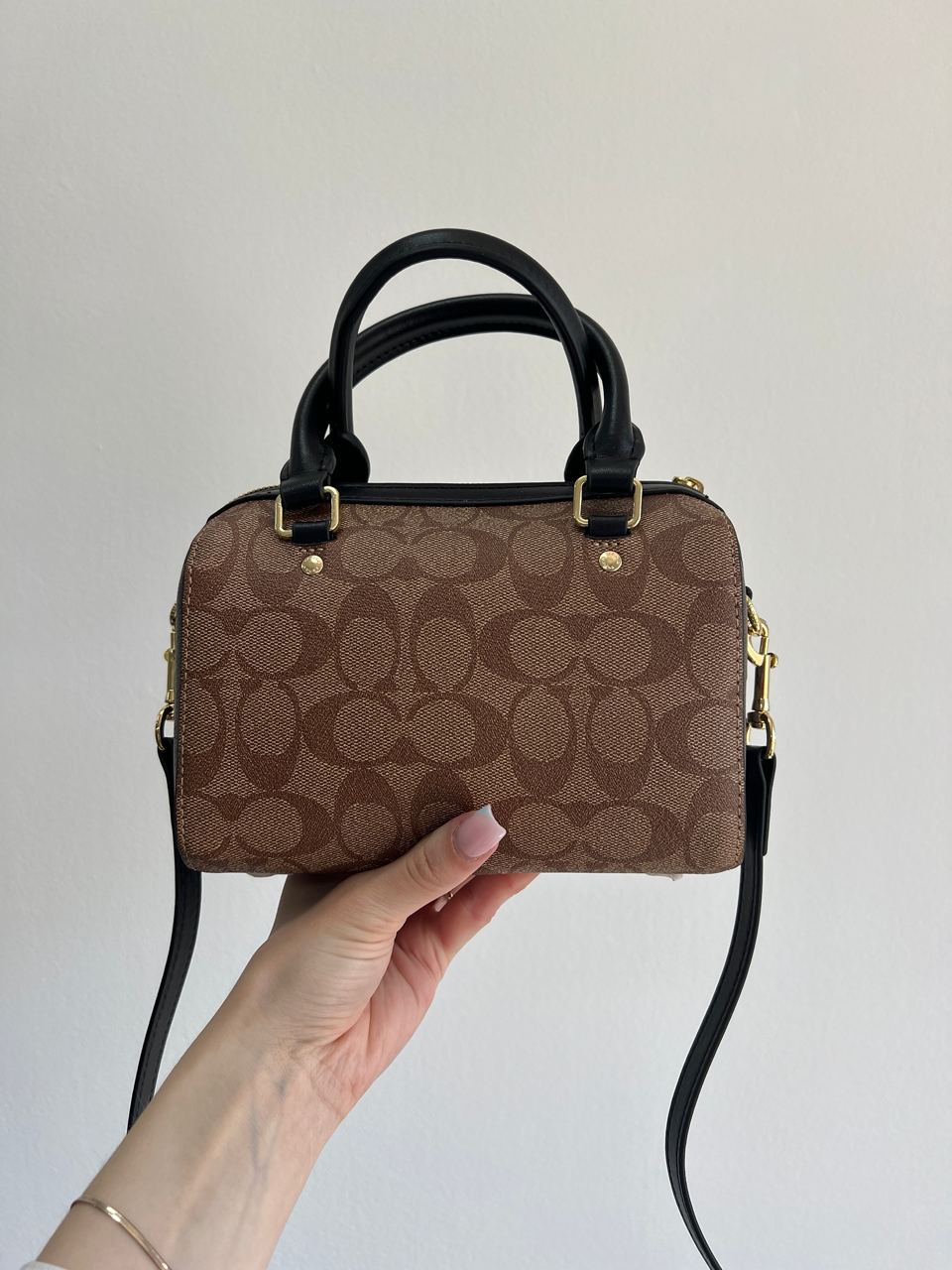 Coach Rowan Satchel In Signature Canvas - 6